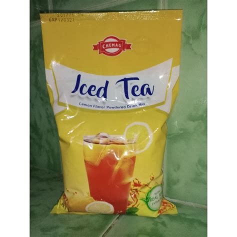 Chemag Lemon Iced Tea 1kg Instant Powdered Lemon Iced Tea Shopee