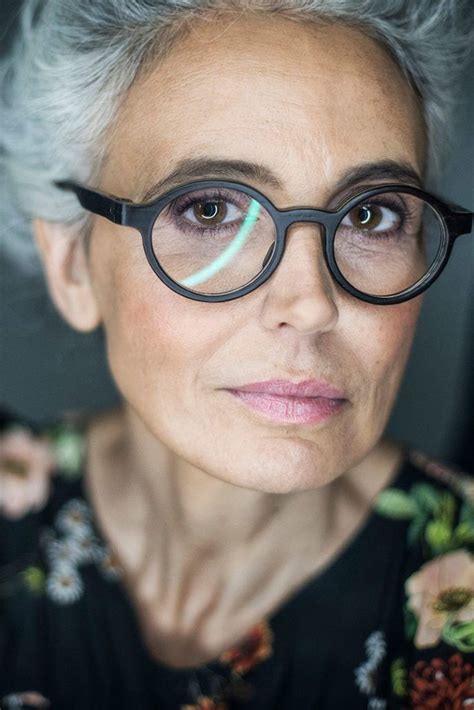 Glasses For Grey Hair 40 Styles Grey Hair And Glasses Glasses Inspiration Grey Hair Inspiration