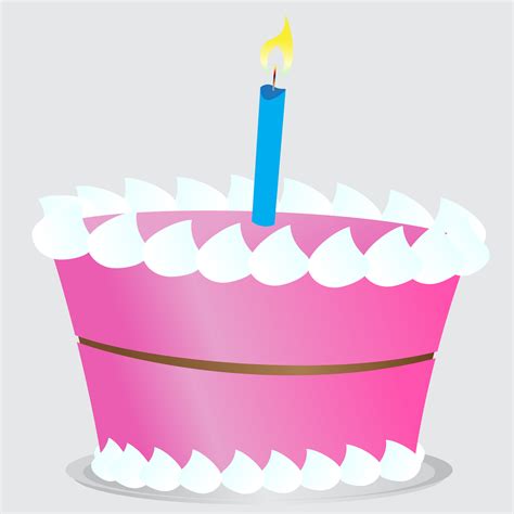 Happy Birthday Cartoon Cake Clipart Best