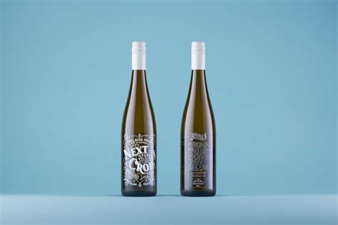 Check Out This Beautiful Type Heavy Wine Packaging Dieline Design
