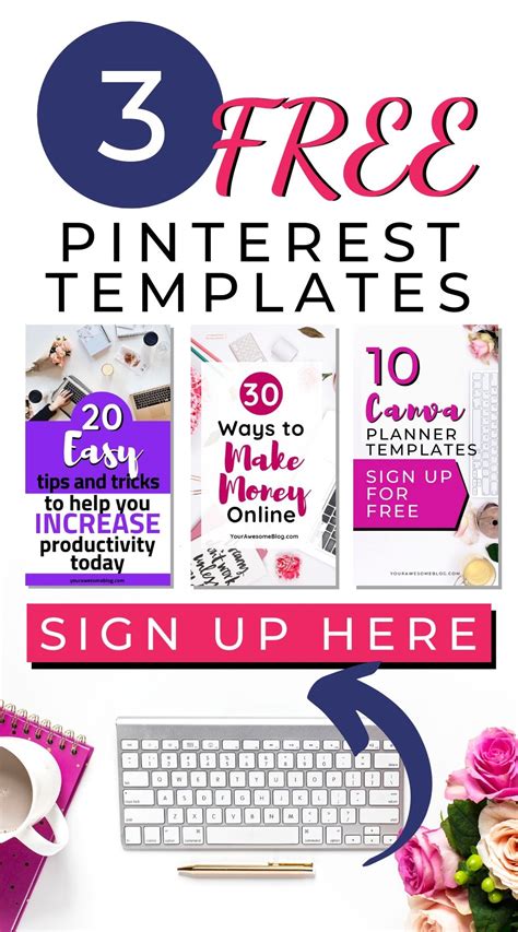 3 Free Pinterest Templates For Canva Create Pins Fast