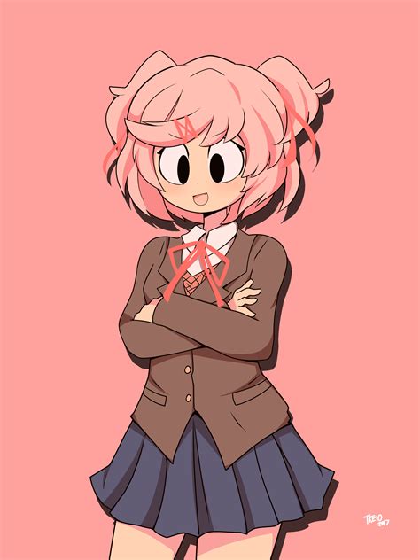 Finished My Natsuki Drawing Ddlc