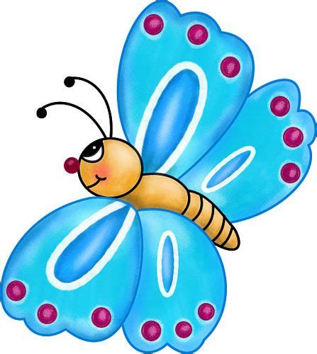 Cutest Little Butterfly Cartoon Butterfly Butterfly Clip Art Free