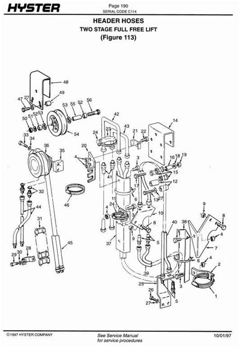 Hyster Forklift Parts Diagram