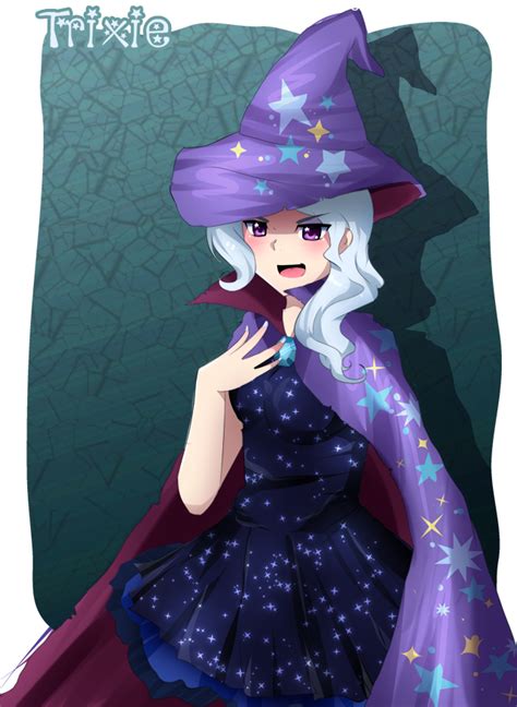 30527 Dead Source Safe Artist Tomoe Chi Trixie Human Breasts Cape Clothes Female Hat
