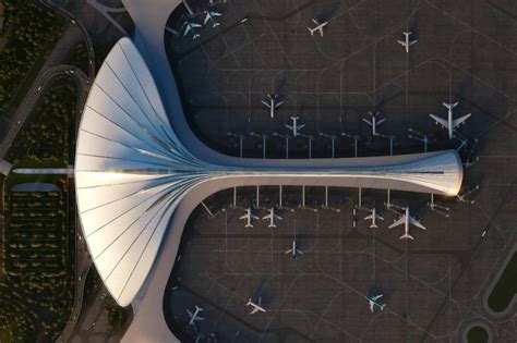 Mads Feather Like Terminal For Changchun Airport Domus