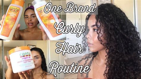 Cantu Curly Hair Routine 2018 Youtube