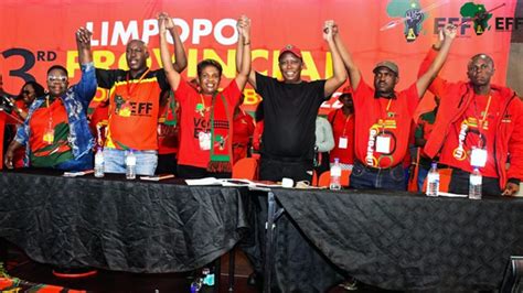 Eff Elects New Leadership In Limpopo Malema Vows To Fight Ramaphosa