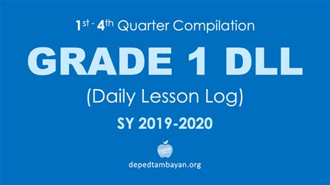 Deped Daily Lesson Log Dll Updated Sy 2019 2020 Deped Mobile Legends Images