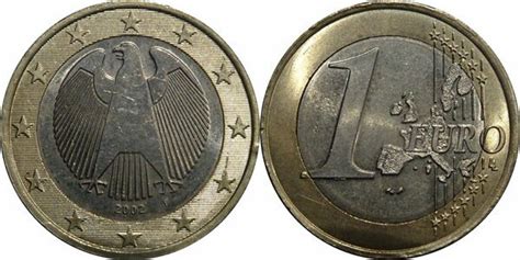 1 Euro 1st Map Federal Republic Of Germany Numista