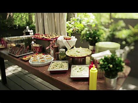 Everyone loves a good backyard barbecue! Summer Party Ideas: Backyard BBQ - DIY Network - YouTube
