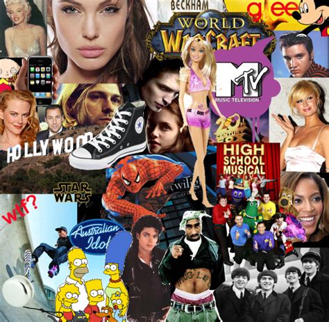 Popculture Concept Collage Literary Theory And Criticism