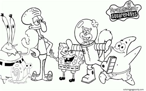 Spongebob Coloring Pages Coloring Pages For Kids And Adults