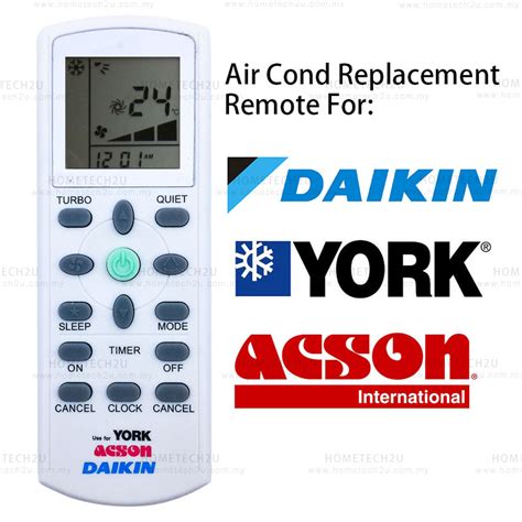 Buy Daikin York Acson Air Conditioner Remote Control Replacement White