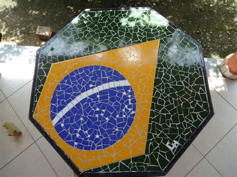 Cássio Horta Mosaicos Bandeira Brasileira