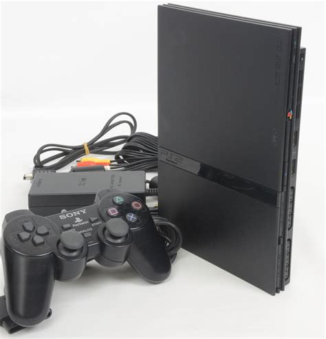 Ps2 Slim Console System Scph 70000 Charcoal Black Playstation 2 Japan