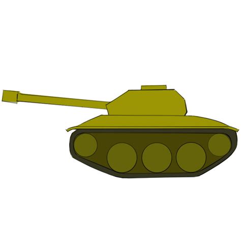 How To Draw A Tank Easy Drawing Art