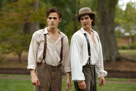 Smith's novel series the vampire diaries. Stefan and Damon 1864 by fallendovex on DeviantArt