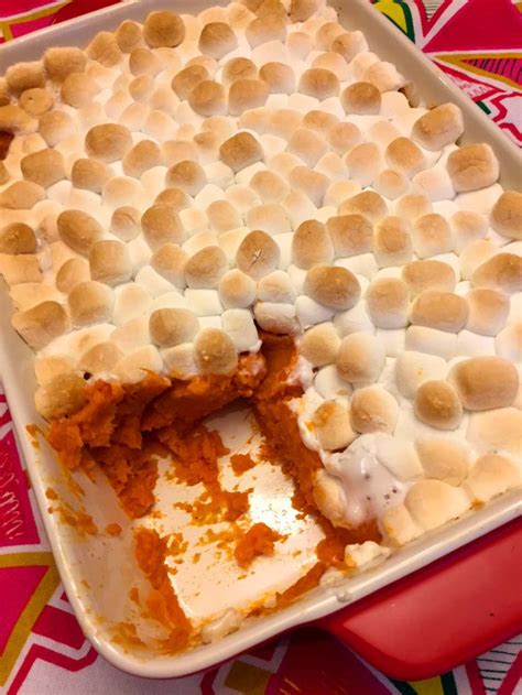 Sweet Potatoes Casserole With Marshmallows Melanie Cooks