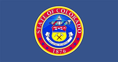 Colorado State Seal Colorado State Seal T Shirt Teepublic