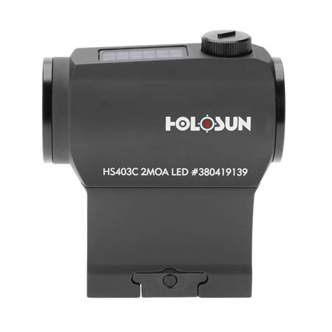 Holosun Micro Red Dot Optic With Solar Mount