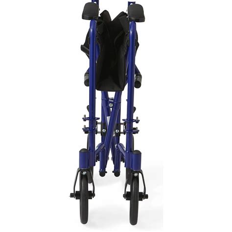 Medline Lightweight Aluminum Transport Wheelchair With 8 Wheelsswing