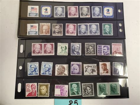 Sold Price Lot Of 35 Us Postage Stamps Older Collection Invalid
