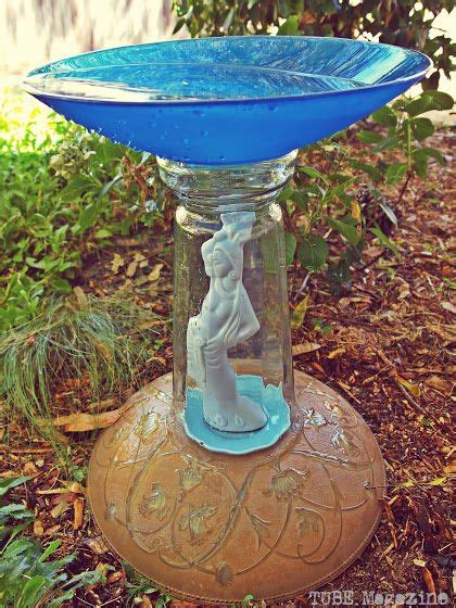 Check it out for yourself! DIY: Bath Time Is For The Birds!!! | Glass bird bath, Diy vintage, Diy bath products