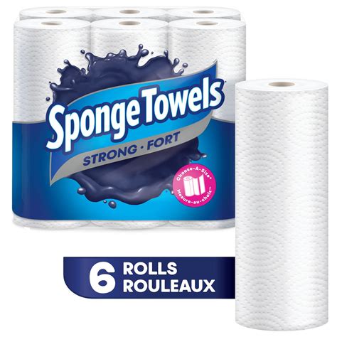 Spongetowels Ultra Strong Paper Towel Ultra Absorbent Choose A Size