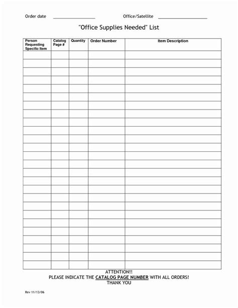Check Off List Template Fresh Fice Supply Check F List Office