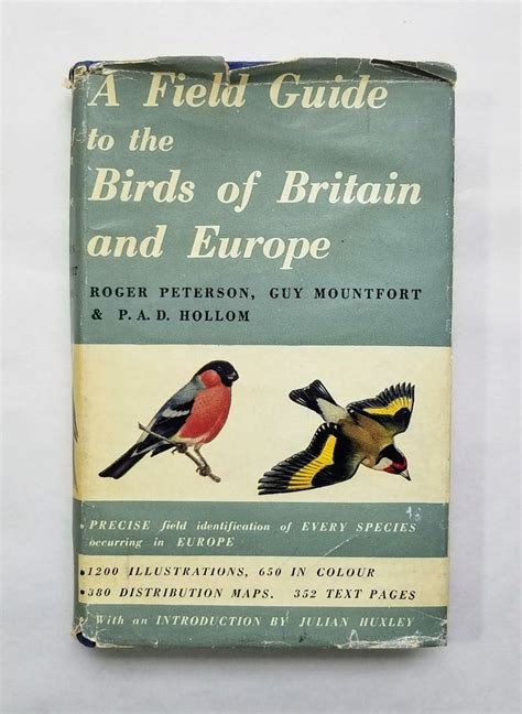 A Field Guide To The Birds Of Britain And Europe 1981 By Etsy