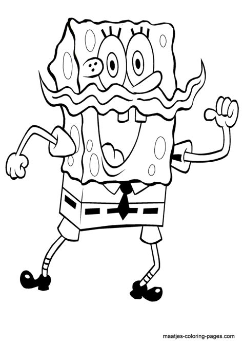 Various coloring pages for kids, and for all who are interested in coloring pages, can get amazing pictures easily through this portal. SpongeBob SquarePants coloring page