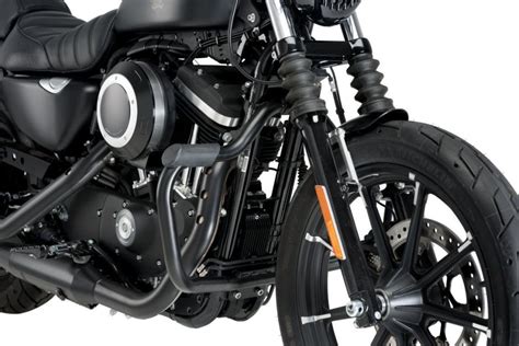 Harley davidson has recently released their new line of premium emulsion shocks that are considered to be a worthy upgrade to the original shocks fitted on many sportster models. Harley Davidson Sportster Engine Guards Moustache Model Black