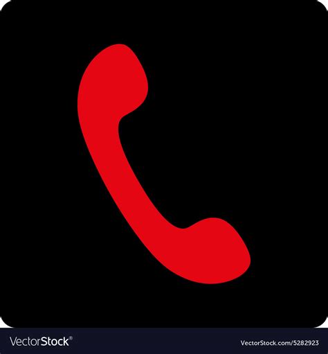 Neon Red And Black Phone Icon Musadodemocrata