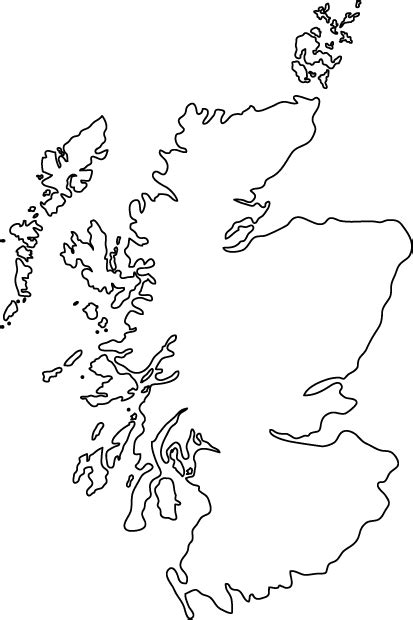Blank Outline Map Of Scotland Printable Maps Free Printable Coloring