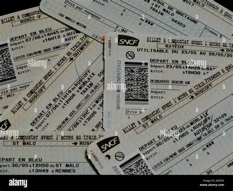 Tickets And Trains Stock Photos And Tickets And Trains Stock Images Alamy