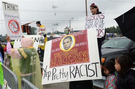 About Two Dozen Protest ‘redskins Name At Lambeau Field The