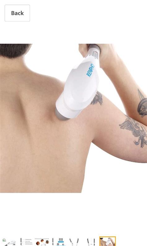 Renpho Hand Held Deep Tissue Massager For Muscles Back Foot Neck
