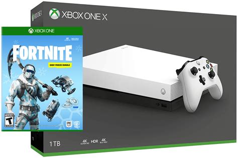 Xbox One X 1tb Limited White Edition 4k Game Console Fortnite Frostbite