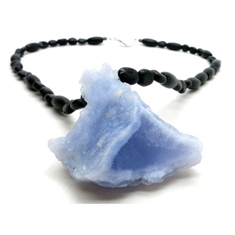I Dig Crystals Blog Chunky Blue Lace Agate Necklaces