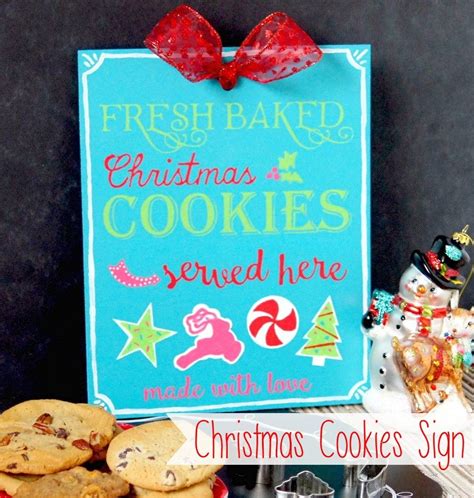 Christmas Cookie Sign With Images Holiday Crafts Christmas