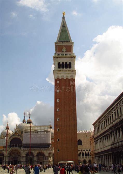 Campanile Bell Tower Of St Mark S Basilica In Venice Italy Editorial