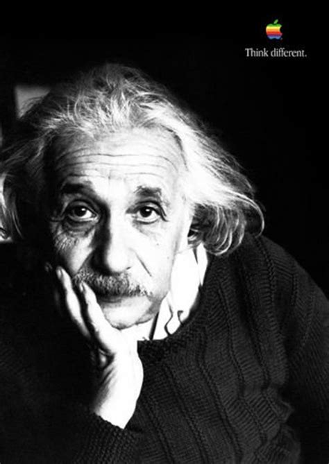Albert Einstein Original Apple Think Different Etsy Einstein