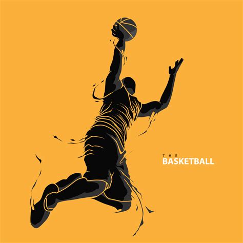 Basketball Player Splash Silhouette Download Free