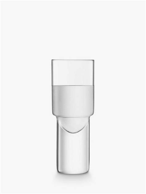 Lsa International Vodka Shot Glass Set Of 4 50ml Clear
