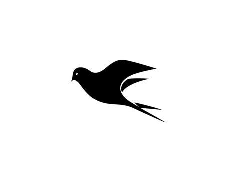 Black Sparrow Typography Shirt Design Sparrow Black
