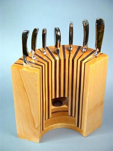 Calphalon contemporary knife block set, 17 piece | cutlery and more. 10 Cool and Creative Knife Holders for the Kitchen - Rilane