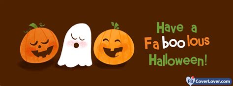 Halloween Funny Ghost 2 Holidays And Celebrations Facebook Cover Maker
