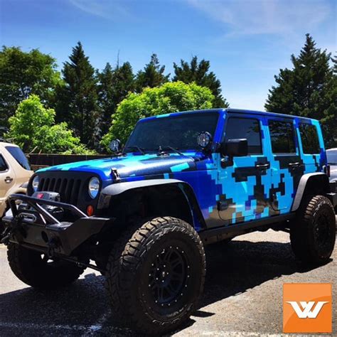 Camouflage Wrap For Jeeps