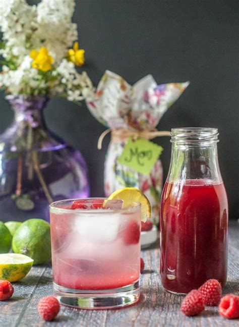 Raspberry Lime Shrub Drink A Great Mother S Day Present For A Refreshing Drink Cocktail